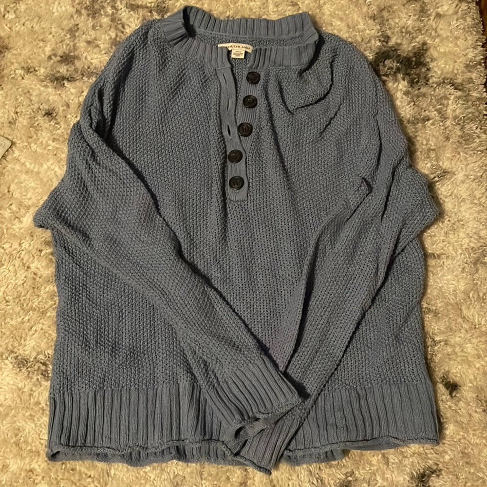 Blue sweater